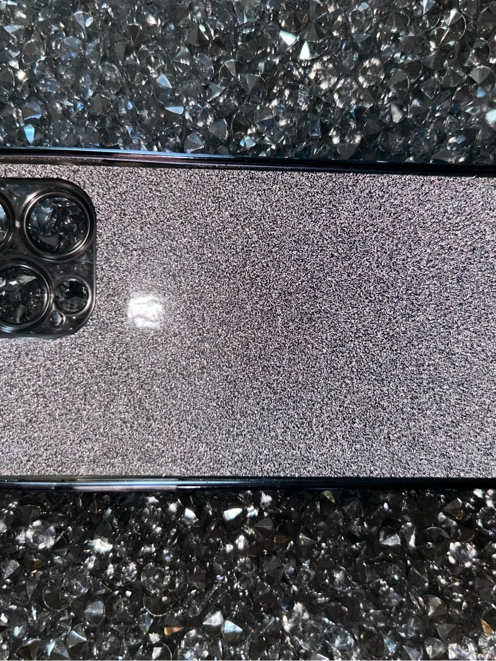 iPhone 15 pro max Glitter Gradient MagSafe Compatible Phone Case - Blue Silver